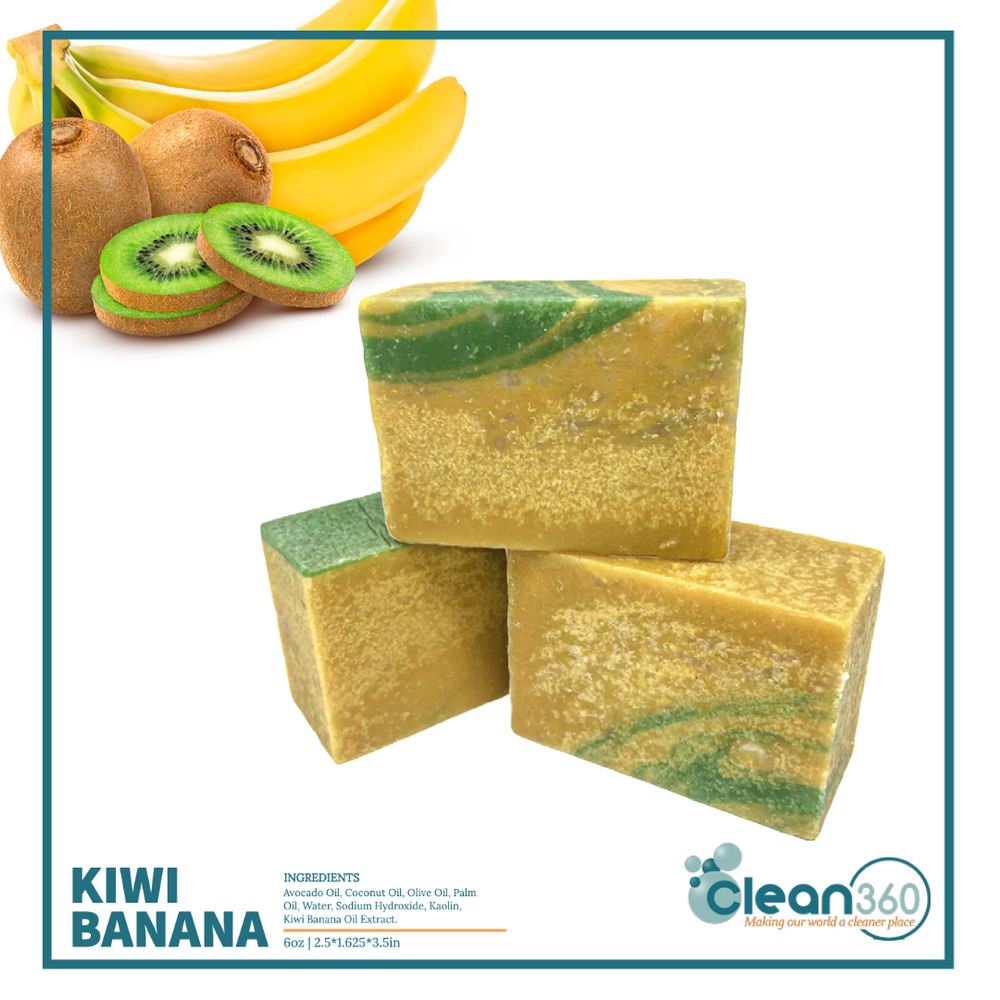 Kiwi Banana Bar Soap - Case